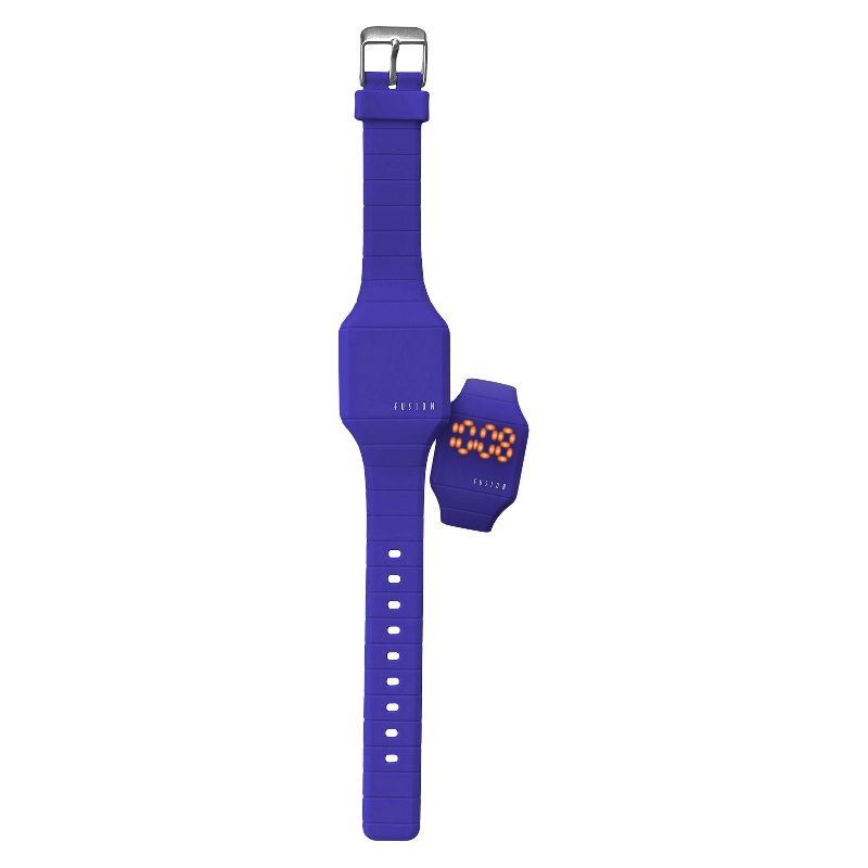 Boys' Fusion Hidden LED Digital Watch - Blue, 3 of 5