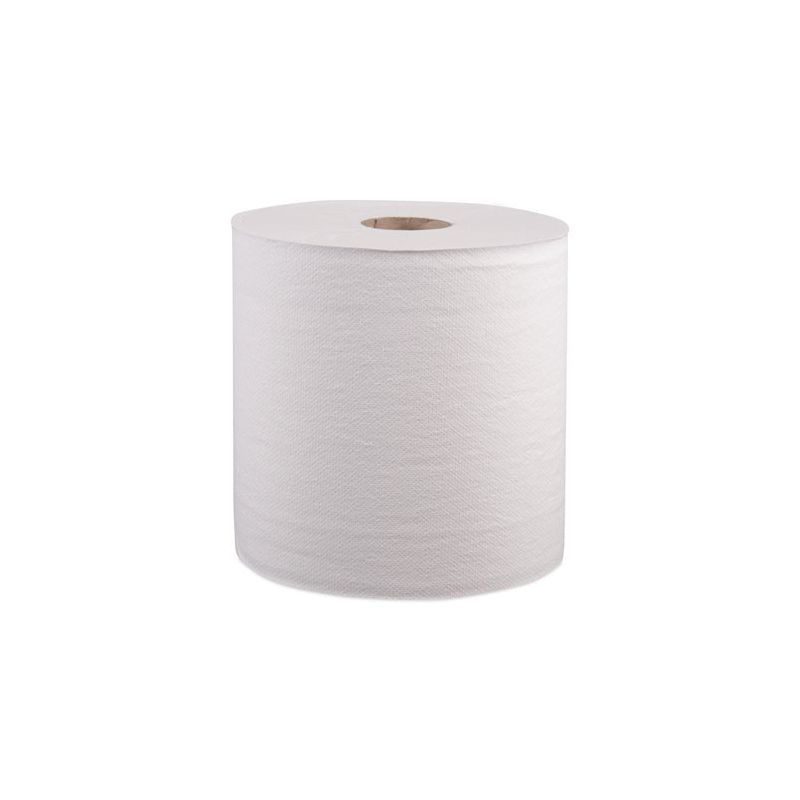 Windsoft Hardwound Roll Towels, 1-Ply, 8" x 800 ft, White, 6 Rolls/Carton, 1 of 6