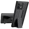 Nakedcellphone Case with Stand and Belt Clip Holster for Motorola Edge Plus 5G (2023) - Black - 3 of 4