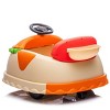 INFURNIC Baby Walkers Ride On Bumper Car with 360 Degree Rotation and Storage for Kids, Yellow, 27.95"*23.62"*12.99" - 2 of 4