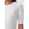 Women's Ribbed Elbow Sleeve Top - GOLDIE - 2 of 4