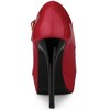 Allegra K Women's Platform Round Toe Ankle Strap Stiletto High Heel Pumps - 3 of 4