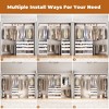 Aheaplus 80.5"-120" Reach In Closet System with 6 Drawers - 3 of 4