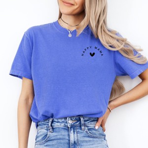 Simply Sage Market Happy Mama Heart Mini Garment Dyed Tee - 1 of 4