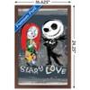 Trends International Disney Tim Burton's The Nightmare Before Christmas - Ink Scary Love Framed Wall Poster Prints - 3 of 4