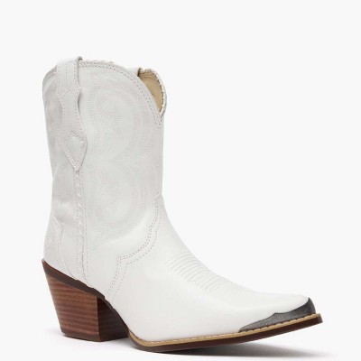Women's Crush™ by Durango® Women's Pearl White Western Fashion Boot