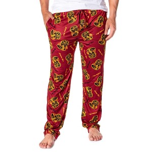 Cobra Kai Men's Allover Cobra Logo Pattern Lounge Pajama Pants - 1 of 4