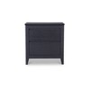 Modern Nightstand Espresso - Baxton Studio: MDF Bedside Table with 2 Drawers, Rectangle Shape, 30 Day Limited Warranty - 3 of 4
