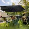 PURPLE LEAF 10 Feet Patio Umbrella Outdoor Cantilever Round Umbrella Aluminum Offset Umbrella with 360-degree Rotation for Garden Pool Patio - 2 of 4