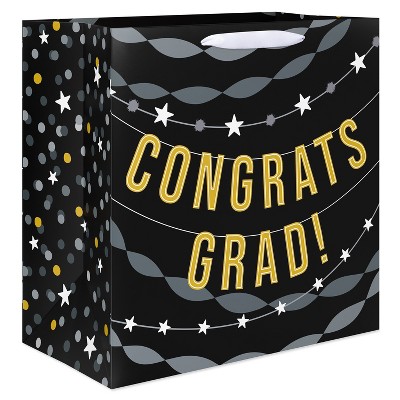 Graduation XL Square Gift Bag Congrats Grad Banner