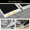 TruAIR Black Portable Wheelchair Ramp – Foldable Aluminum Ramp with Anti-Slip Surface, Side Guards & Reflective Strips for Home/Car/Stairs - 4 of 4