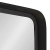 Kate and Laurel Armenta Metal Rectangle Mirror, 40x24, Gray - 3 of 4