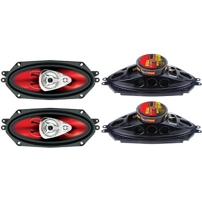  BOSS CH4330 4"x10" 800 Watt 3-Way CHAOS EXXTREME Car Audio Speakers 2PAIR 