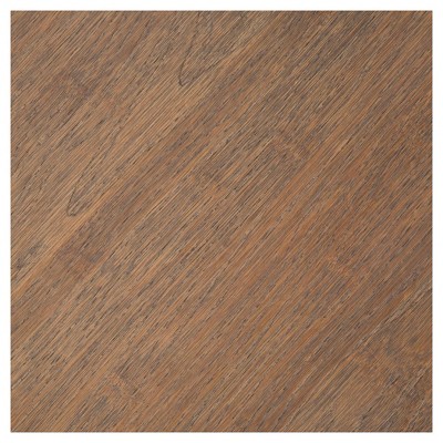 Antique Brown Adjustable Swivel Barstools with Wood Seats, Set of 2