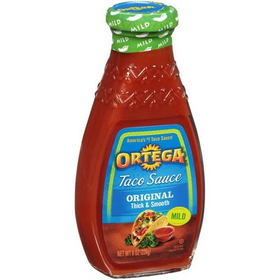 Ortega Original Thick & Smooth Mild Taco Sauce 16-oz. : Target