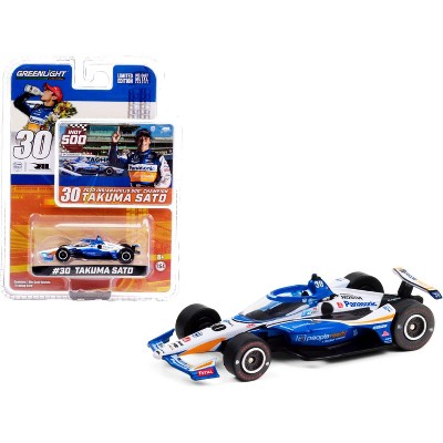 Dallara IndyCar #30 Takuma Sato "PeopleReady" "Indianapolis 500 Champion" (2020) 1/64 Diecast Model Car by Greenlight