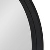 26 X 26 Travis Round Wood Accent Wall Mirror Black - Kate & Laurel All  Things Decor : Target