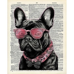 Poster Master French Bulldog in Pink Sunglasses No2 - 1 of 2