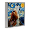 Stupell Industries Howling Dog Classic Painting Framed Giclee Art - 2 of 4
