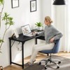 RISOKEYS Computer Desk with Headphone Hook & Storage Bag, Sturdy 176Lbs Capacity,Space-Saving for Home Office Bedroom,Study - 2 of 4