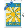 Trends International Hey Happy - Be The Sunshine Framed Wall Poster Prints - 3 of 4