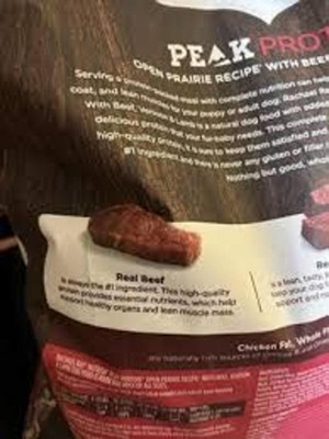 Rachael Ray Nutrish Peak Grain Free Open Range Recipe With Beef