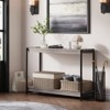 40" Console Table, 2-Tier Farmhouse Narrow Entryway Table , Sofa Table, Console Tables for Entryway - 4 of 4