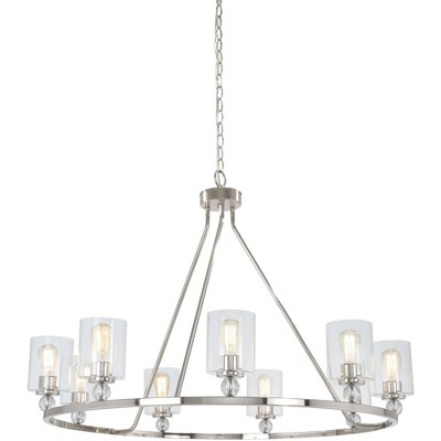 Minka Lavery Studio 5 45" Wide Polished Nickel 9-Light Chandelier