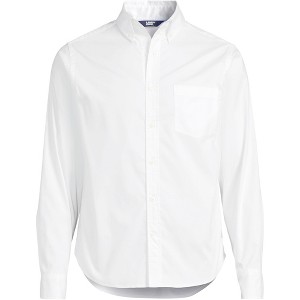 Lands' End Men's Long Sleeve Tailored Fit Travel Kit Shirt - 1 of 2