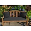 Casual Cushion Solid Sunbrella Fabric 1-Piece Indoor/Outdoor Square Throw Pillow, 15"W x 15"L - 2 of 4