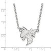 Black Bow Jewelry 10k White Gold Georgia Tech Yellow Jackets NCAA Necklace 18 Inch - 2 of 4