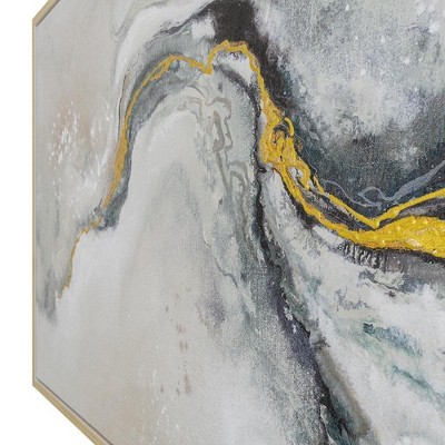 Fluid Motion II Abstract Landscape Hand Painted Canvas Art