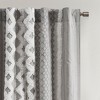 Kumasinova 84"/95"/108" 100% Cotton Printed Curtains Panel,Window Curtains with Chenille Stripe&Lining,Bedroom Curtains for Living Room - 4 of 4