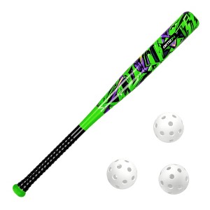 Ortiz34 Bat & Ball Set - Graffiti Plastic Bat & Ball Homerun Set- David Ortiz Backyard Baseball Set for Youth, Kids, Teenagers, Adults - 1 of 4