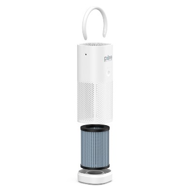 Compact Black and Gray HEPA Air Purifier Filter