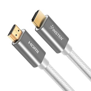 Insten - 1.5 Feet HDMI Male to Male Cable, 2.1 Version, 8K 60Hz, 48Gbps, Gold Connectors, Nylon Braided - 1 of 4
