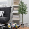 Artificial Olive Tree, Faux Silk Plant Faux Olive Tree with Pot for Office House Living Room Home Decor Housewarming Gift - 4 of 4