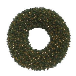 Kurt Adler 60-Inch Pre-Lit Twinkle Commercial Wreath - 1 of 1