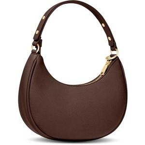 Crescent Bags with RFID Protection, Half Moon Clutch Purses for Women with Anti-Theft Clip - 1 of 4