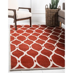 Unique Loom    Trellis Seattle Area Rug - 1 of 4