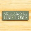 Slickblue No Place Like Home Sign, 3.5x10 Rustic Pine Wood Plaque, Multiple Color Options, Hanging or Shelf - 3 of 3