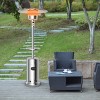 Tangkula Patio Rolling Steel Heater Freestanding Outdoor Propane Heater w/Table Suitable for Garden Wedding & Party - 2 of 4