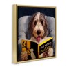 Stupell Industries Dog with Bird Watching Book, 18" x 18" - 3 of 4