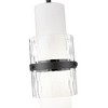 Cayden 1-Light Pendant - Modern Steel Fixture with Etched Opal Glass, Dimmable, Damp Rated - 4 of 4