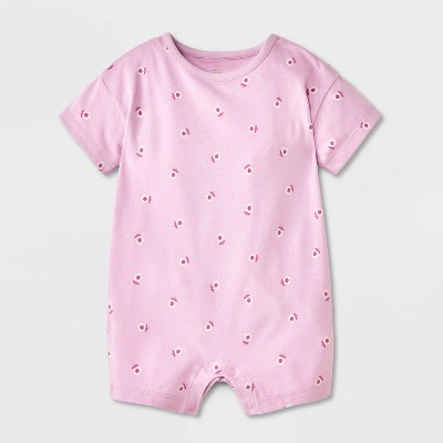 Baby Girls' Short Sleeve Romper - Cat & Jack™