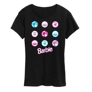 Women's - Barbie - Iconic Features of Barbie Short Sleeve Graphic T-Shirt - 1 of 4