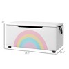 Aghana Digitals Kids Toy Storage Bench, 99 lbs Capacity Multi-Layer Board Organizer with Lift-Top & - 3 of 4