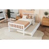 Twin Size Platform Bed with Headboard and Footboard for Bedroom, Small Living Space - 4 of 4