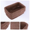 REGALWOVEN Odorless Cotton Rope Handcrafted Compact Size Multiple Use Open Storage Bins 3 Pcs - 2 of 4