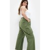 Women's Plus Size Mia Cargo Pant - olive | CITY CHIC - 2 of 4